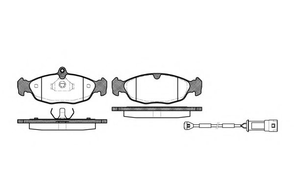 KAWE 0393 22 Brake Pad Set, disc brake
